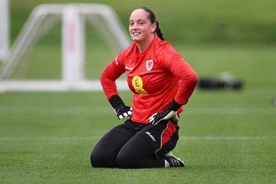 061026 - Wales Women Football Training - Soffia Kelly during training ahead of their World Cup Play-Off match against Albania