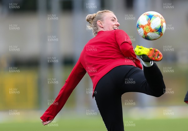 080421 Wales Women Football Training Session - Sophie Ingle of Wales during a training session at Leckwith Stadium ahead of their match against Canada