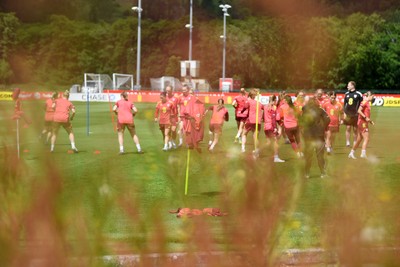 080626 - Wales Women Football Training - Wales during training ahead of their upcoming World Cup qualifier match against Czech Republic