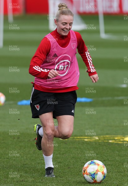 170221 - Wales Women Football Training Session - Sophie Ingle during a Wales Women training session