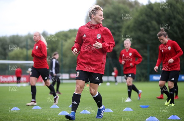 280818 - Wales Women Football Training - Jess Fishlock during training