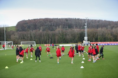 Wales Women Football Training 291121