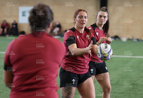 131023 - Wales Women Conditioning Session - during a gym session on their first full day in Wellington, New Zealand ahead of the start of WXV1