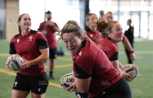 131023 - Wales Women Conditioning Session - Cerys Hale during a skills and conditioning session on Wales’ first full day in Wellington, New Zealand ahead of the start of WXV1