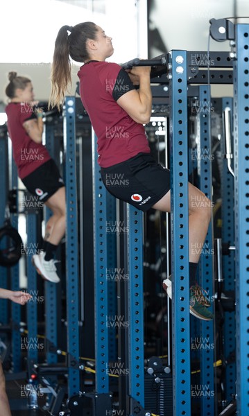 161023 - Wales Women Gym Session - Robyn Wilkins during a gym and weights session 