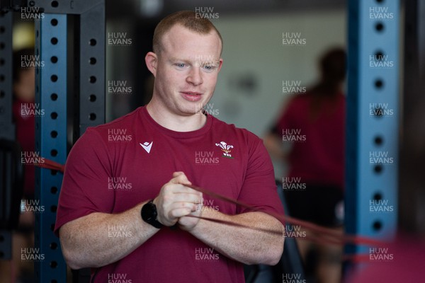 161023 - Wales Women Gym Session - Jamie Cox during a gym and weights session 