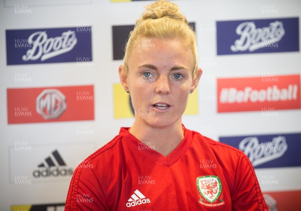 020919 - Wales Women's Media Conference and training session - Sophie Ingle during media conference ahead of the Euro 2021 qualifying match against Northern Ireland