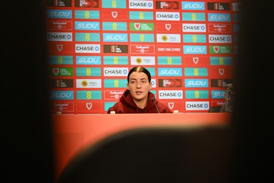 121026 - Wales Women Media Session - Angharad James  speaks to the press ahead of their upcoming World Cup play-off match against Albania