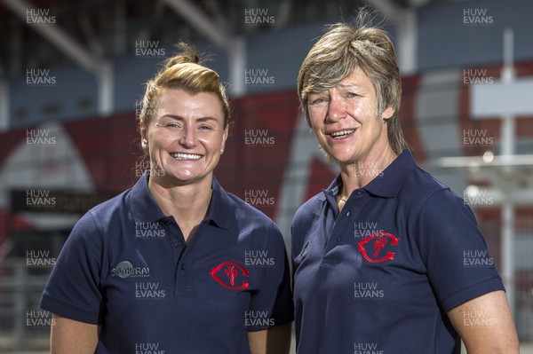 050619 - Wales Women Press Conference - Crawshays Coaches Rachel Taylor and Liza Burgess