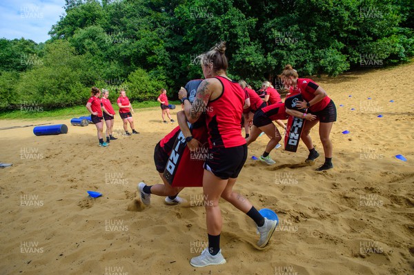 290722 - Wales Women Rugby - Training at Merthyr Mawr