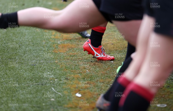 080222 - Behind the Scenes in the Wales Women Rugby Camp as they prepare for this years 6 Nations Championship - 
