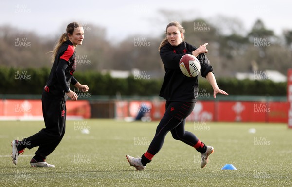 080222 - Behind the Scenes in the Wales Women Rugby Camp as they prepare for this years 6 Nations Championship - Kat Evans