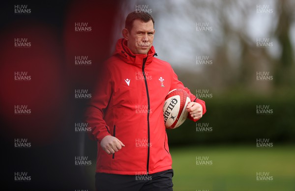 080222 - Behind the Scenes in the Wales Women Rugby Camp as they prepare for this years 6 Nations Championship - Head Coach Ioan Cunningham