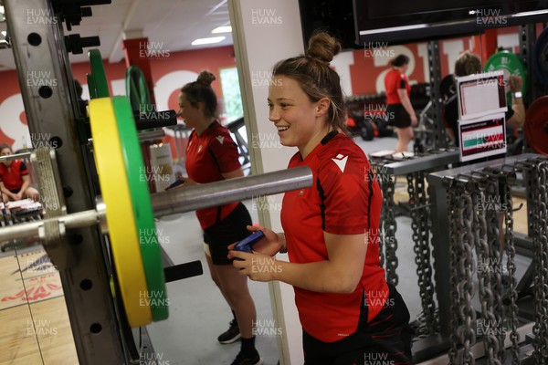 080222 - Behind the Scenes in the Wales Women Rugby Camp as they prepare for this years 6 Nations Championship - Alisha Butchers
