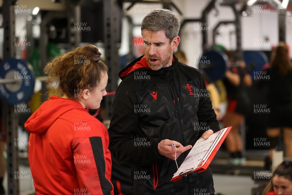 220222 - Behind the scenes with the Wales Women National Rugby team at the National Centre of Excellence at the Vale Resort Hotel - Eifion Roberts