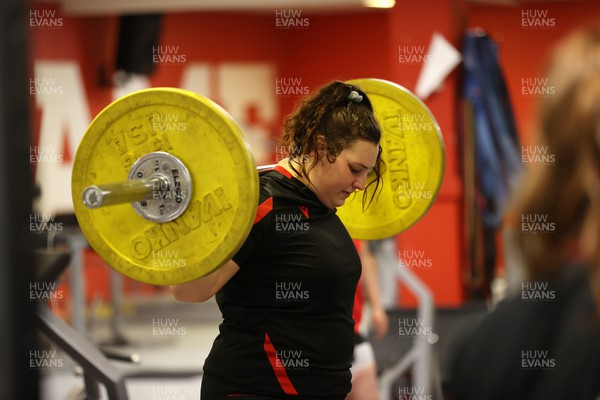 220222 - Behind the scenes with the Wales Women National Rugby team at the National Centre of Excellence at the Vale Resort Hotel - Gwenllian Pyrs