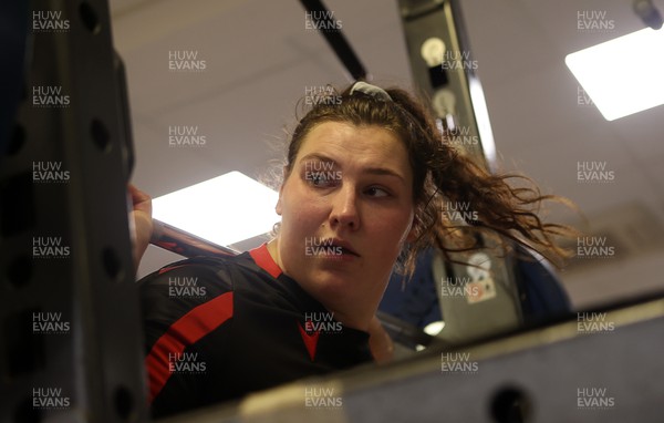 220222 - Behind the scenes with the Wales Women National Rugby team at the National Centre of Excellence at the Vale Resort Hotel - Gwenllian Pyrs