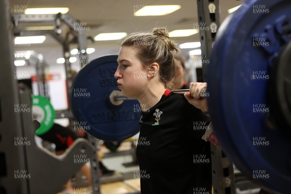 220222 - Behind the scenes with the Wales Women National Rugby team at the National Centre of Excellence at the Vale Resort Hotel - Keira Bevan