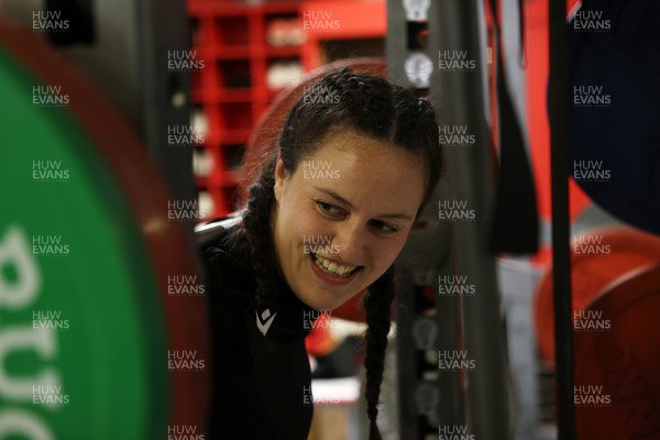 220222 - Behind the scenes with the Wales Women National Rugby team at the National Centre of Excellence at the Vale Resort Hotel - Ffion Lewis 