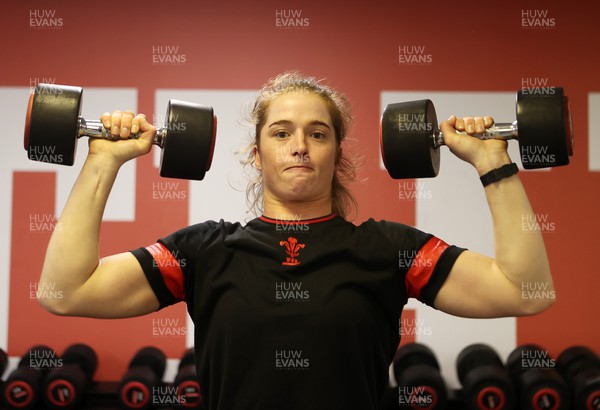 220222 - Behind the scenes with the Wales Women National Rugby team at the National Centre of Excellence at the Vale Resort Hotel - Lisa Neumann 