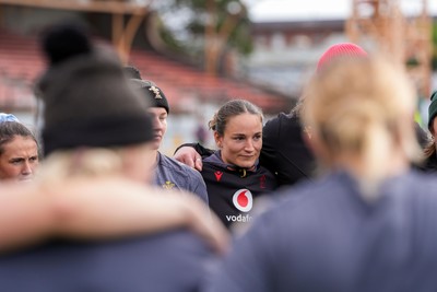 310725 - Wales Women Rugby Captain’s Run - Jasmine Joyce during Wales’ Captain’s Run ahead of the second test against Australia