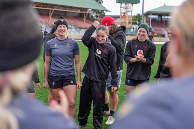 310725 - Wales Women Rugby Captain’s Run -Jasmine Joyce during Wales’ Captain’s Run ahead of the second test against Australia