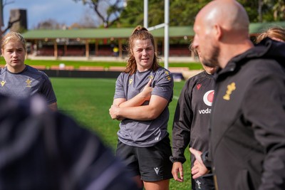 310725 - Wales Women Rugby Captain’s Run - Kate Williams during Wales’ Captain’s Run ahead of the second test against Australia