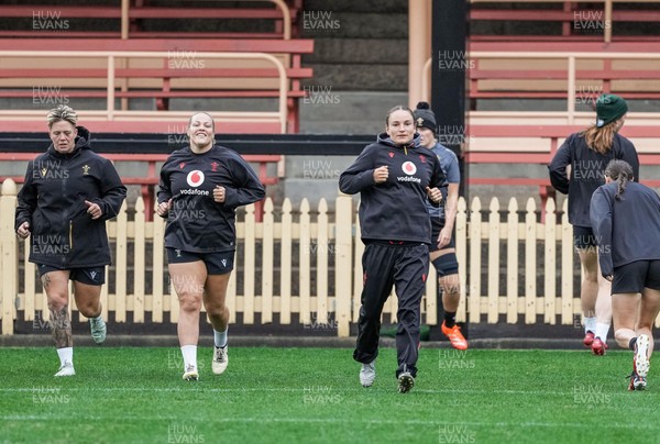 310725 - Wales Women Rugby Captain’s Run - Jasmine Joyce during Wales’ Captain’s Run ahead of the second test against Australia