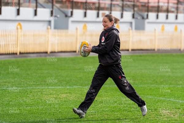 310725 - Wales Women Rugby Captain’s Run - Jasmine Joyce during Wales’ Captain’s Run ahead of the second test against Australia