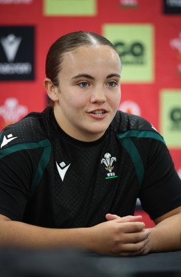 071026 Wales Women Media Conference - Shanelle Williams during a media conference ahead of the WXV matches in Japan