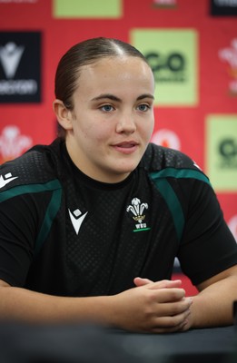 071026 Wales Women Media Conference - Shanelle Williams during a media conference ahead of the WXV matches in Japan