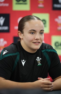 071026 Wales Women Media Conference - Shanelle Williams during a media conference ahead of the WXV matches in Japan