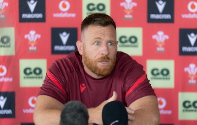 150626 - Wales Women Rugby Media Session - Tyrone Holmes, Wales Women defence coach during a media session ahead of the match against The Barbarians at the Allianz Stadium