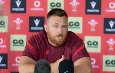 150626 - Wales Women Rugby Media Session - Tyrone Holmes, Wales Women defence coach during a media session ahead of the match against The Barbarians at the Allianz Stadium