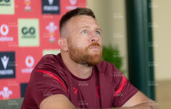 150626 - Wales Women Rugby Media Session - Tyrone Holmes, Wales Women defence coach during a media session ahead of the match against The Barbarians at the Allianz Stadium