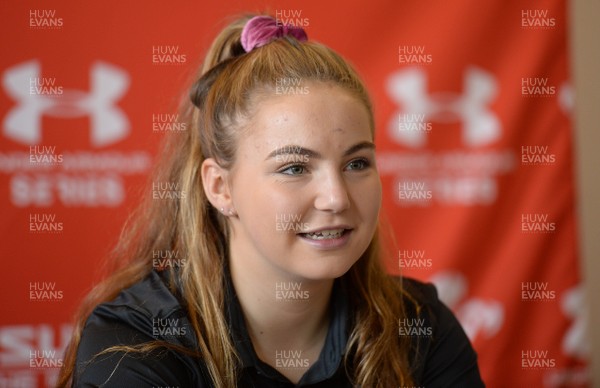131118 - Wales Women Rugby Media Interviews - Manon Johnes talks to media