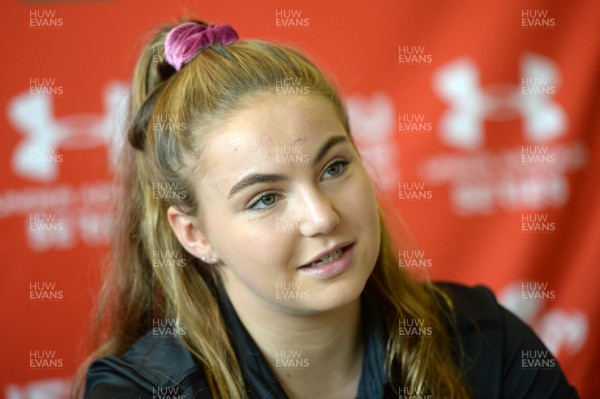 131118 - Wales Women Rugby Media Interviews - Manon Johnes talks to media