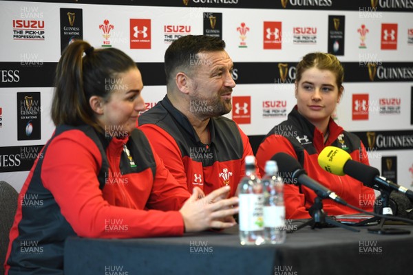 280120 - Wales Women Rugby Media Interviews - Siwan Lillicrap, Chris Horsman and Bethan Lewis