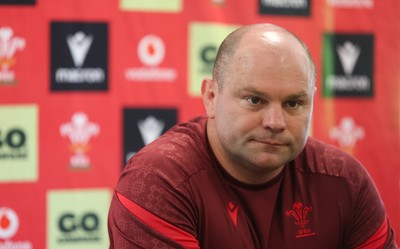 060526 - Wales Women Rugby Press Conference - Sean Lynn, Wales Women head coach,  during a press conference ahead of the 6 Nations match against Ireland