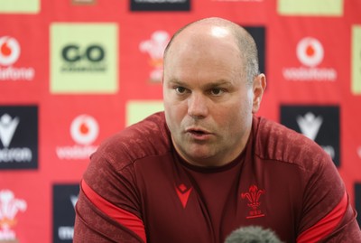 060526 - Wales Women Rugby Press Conference - Sean Lynn, Wales Women head coach,  during a press conference ahead of the 6 Nations match against Ireland