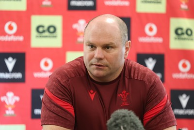 060526 - Wales Women Rugby Press Conference - Sean Lynn, Wales Women head coach,  during a press conference ahead of the 6 Nations match against Ireland