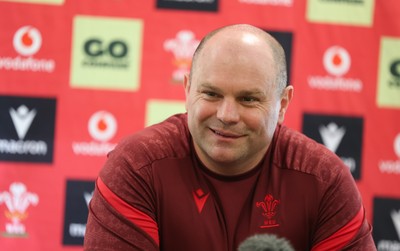 060526 - Wales Women Rugby Press Conference - Sean Lynn, Wales Women head coach,  during a press conference ahead of the 6 Nations match against Ireland