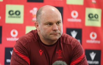 060526 - Wales Women Rugby Press Conference - Sean Lynn, Wales Women head coach,  during a press conference ahead of the 6 Nations match against Ireland