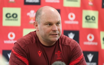 060526 - Wales Women Rugby Press Conference - Sean Lynn, Wales Women head coach,  during a press conference ahead of the 6 Nations match against Ireland