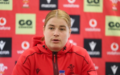 060526 - Wales Women Rugby Press Conference - Wales captain Bethan Lewis,  during a press conference ahead of the 6 Nations match against Ireland