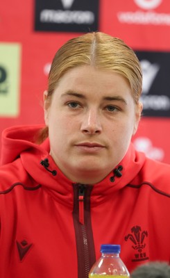 060526 - Wales Women Rugby Press Conference - Wales captain Bethan Lewis,  during a press conference ahead of the 6 Nations match against Ireland