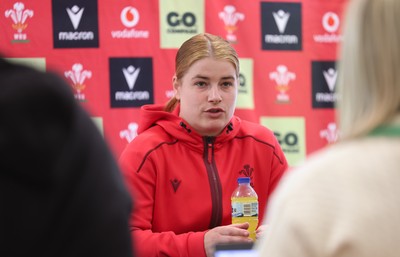 060526 - Wales Women Rugby Press Conference - Wales captain Bethan Lewis,  during a press conference ahead of the 6 Nations match against Ireland