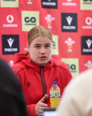 060526 - Wales Women Rugby Press Conference - Wales captain Bethan Lewis,  during a press conference ahead of the 6 Nations match against Ireland