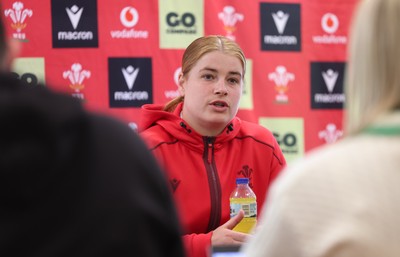 060526 - Wales Women Rugby Press Conference - Wales captain Bethan Lewis,  during a press conference ahead of the 6 Nations match against Ireland