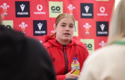 060526 - Wales Women Rugby Press Conference - Wales captain Bethan Lewis,  during a press conference ahead of the 6 Nations match against Ireland